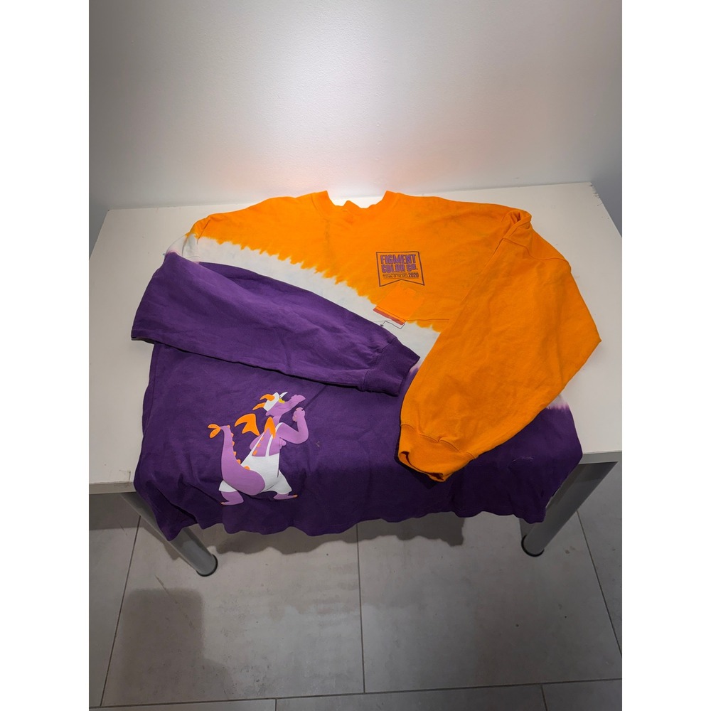 Disney Spirit Jersey Epcot Festival of the Arts 2020 Figment Tie Dye Large - Picture 2 of 13